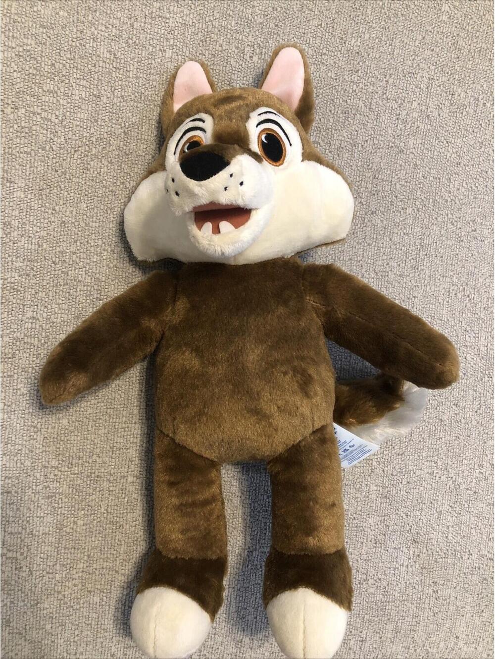 BUILD A BEAR THE GREAT WOLF PACK WILEY WOLF BROWN 18'' PLUSH